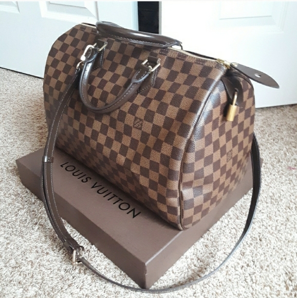 TRADED ❤ Louis Vuitton DE Speedy 35 - Picture 6 of 15
